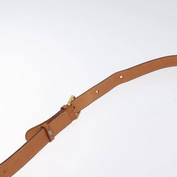 CELINE Macadam Canvas Shoulder Bag PVC Leather Brown Gold Auth 126619 - Picture 9 of 16